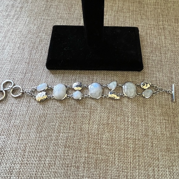 Accessories - Elegant Silver Moonstone Bracelet 
925 Sterling Silver